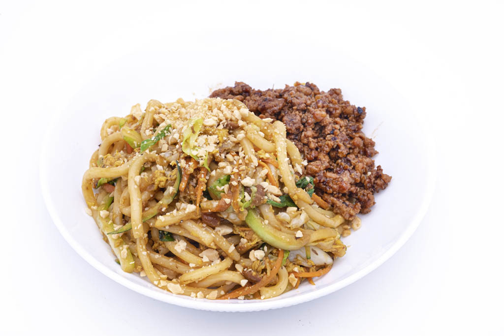 Udon verdure e maiale