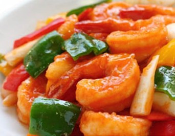Gamberi agrodolce